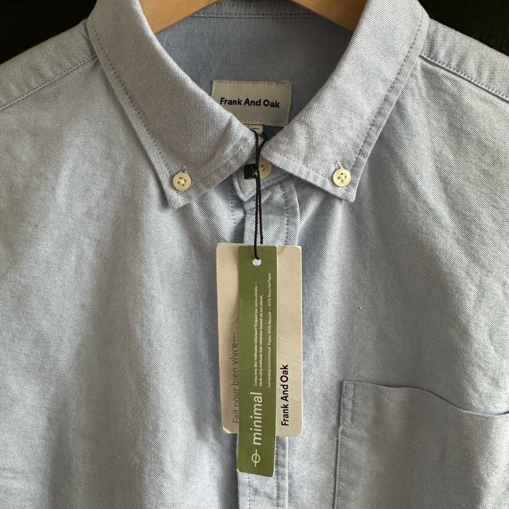 Men’s blue Button Down Shirt - Frank And Oak